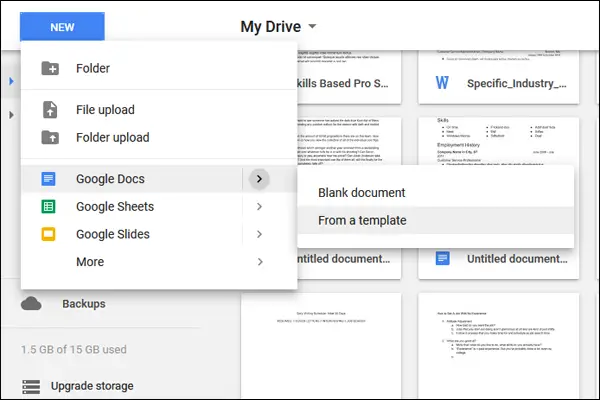 google_drive_resume_template_full_menu